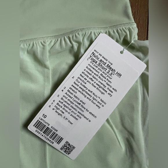🍋 Lululemon Nulu and Mesh High Rise Short 🍋 - Picture 2 of 5